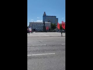 В центре Воронежа провели репетицию парада Победы