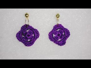 Easy crochet earring paИttern beginners friendly