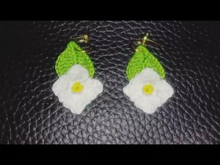 Easy crochet earring pattern Рfriendly