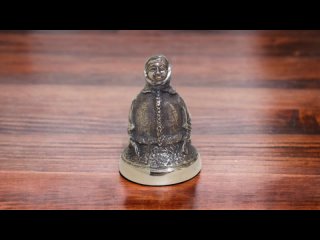 Колокольчик-статуэтка Баба, художественное литье, бронза