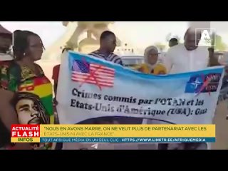 Burkina Faso / société civile : “Nous en avons marre, on ne veut plus de partenariat avec les États-Unis, ni avec la France“