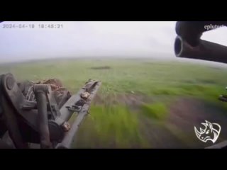 Рейд по позициям противника глазами экипажа танка 5-ой ОТБр ВС РФ