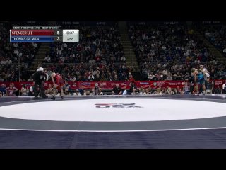 57kg Final X - Match 1 - Spencer Lee vs Thomas Gilman - Olympic Team Trials 2024