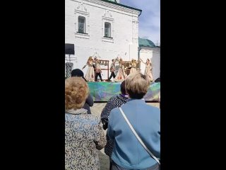 Вербное воскресенье. Клин МО. Фольклерный ансамбль Москва со звонарями!