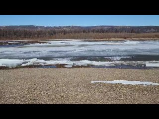 На реке Березовка сегодня начался ледоход ,-пишут жители села