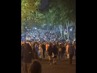 Протестующие в Тбилиси планировали устроить провокацию под видом силовиков, заявили в МВД Грузии
