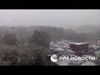 В Москве и Подмосковье снова началась метель