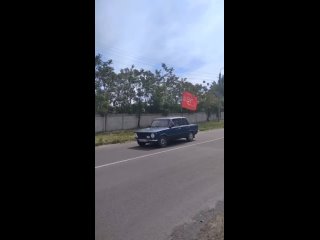 В День Победы улицы Приморска по-праздничному оживил автопробег, посвящённый памяти наших предков-героев Великой Отечественной в