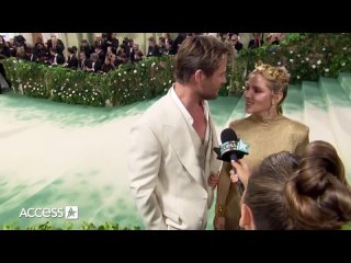 Met Gala 2024 Chris Hemsworth FANNING OUT Over Wife Elsa Pataky