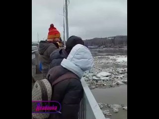 В Томске река Томь размыла местную дорогу и дамбу — очевидцы не помнят подобных масштабов наводнения в этом районе