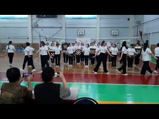 Якутский танец, улусное мероприятие “Педагогический Олимп“ посвященное году Олонхо.