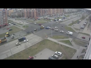 Укладка асфальта на перекрестке Некрасова - Советская 3 мая 2024