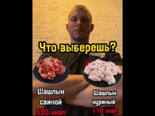 Шашлычный выбор: свинина или курица