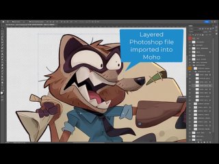 Video by This is Borsch - риггинг и анимация в Moho