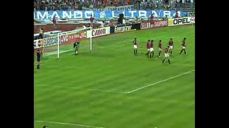 ЛИГА ЧЕМПИОНОВ 1992/93 | Финал | Марсель (Франция) - Милан (Италия) (1 тайм)