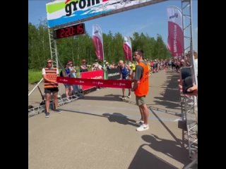 В парке Крылатское состоялись соревнования по триатлону, где участвовал 89-летний Борис Кириллов.   Он победил в своей... (видео)