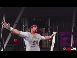 Выход Терри Фанка в WWE 2K24