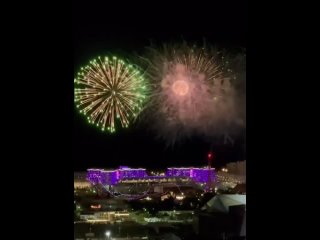 🎆Вчерашний салют в честь десятилетия Сочи Парка😍 (видео)