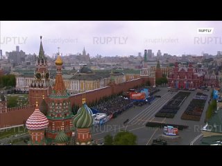 Resumo em vdeo do Desfile da Vitria na Praa Vermelha, em Moscou, em 9 de maio de 2024