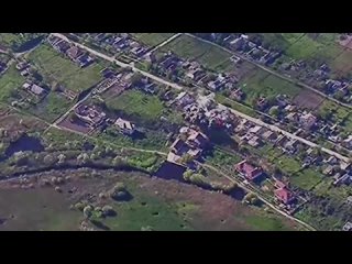 The arrival of aerial bombs at the position of the Armed Forces of Ukraine in the village of Kizomys on the right bank of the Dn