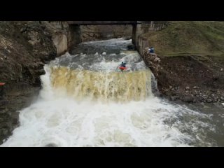 кусьинский водопад на Самурае