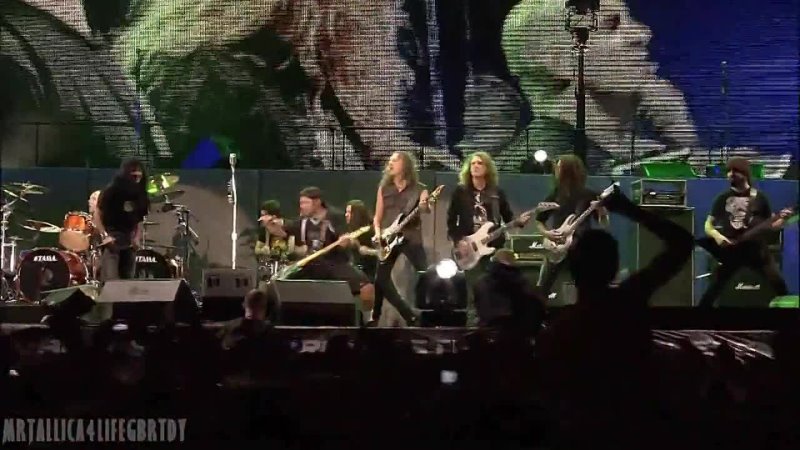Metallica,Slayer,Megadeath,Anthrax - "AM I EVIL?" LIVE. HD[720]. Биг Фо Трэш-метала!