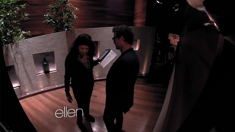 Simon Baker Gets Ready Backstage The Ellen Show April 2,