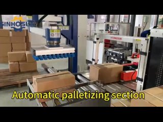 Fully automatic Intelligent Folding Gluing Production Line  display in priting expo Drupa