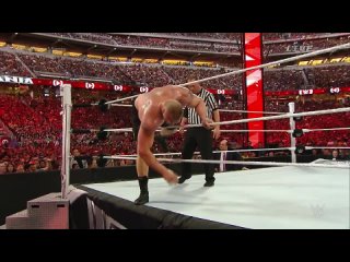 Brock Lesnar Vs Roman Reigns WM XXXI Seth Rollins Cashes In