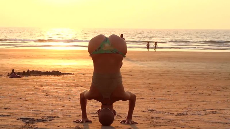Yoga. Sex on the beach.