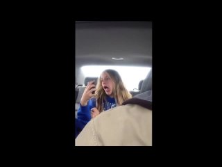 Catching a daughter doing selfies on video