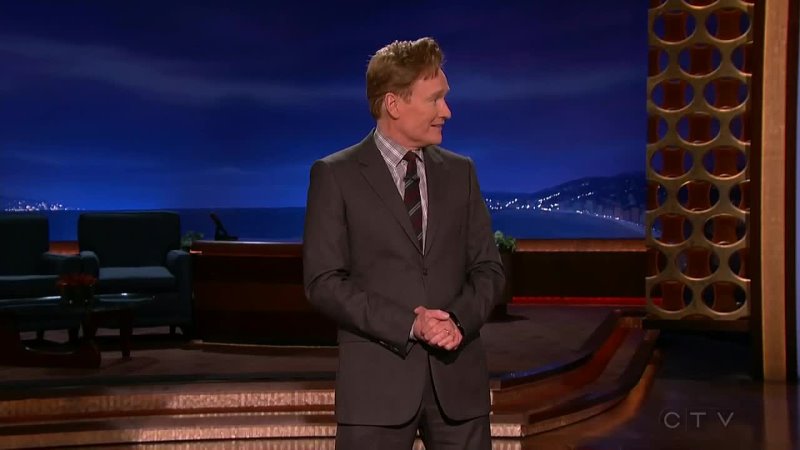 Conan -  - Sean Penn, Sasha Alexander, And Comedian Dana Gould