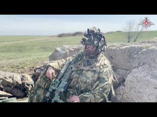 ⚡️ Снайпер Крымского полка ВДВ сбил дрон ВСУ из винтовки