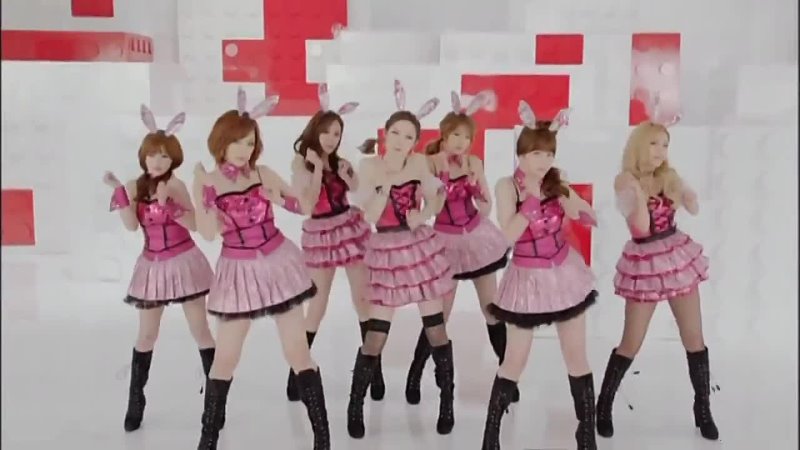 T ARA バニスタ Dance ver. MV Pink Bunny