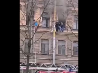 Спасшего из горящего дома в Петербурге несколько человек дворника Олимжона Ибрагимова наградили