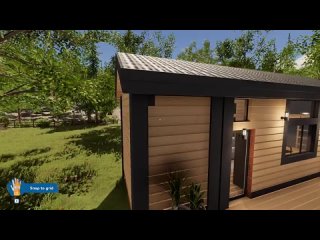 Jellie Modern Mini Cabin | House Flipper 2 | Sandbox Mode | Speed Build