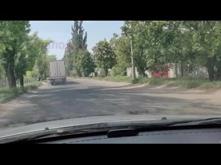 Состояние дороги на объездной трассе в Макеевке - ужасное