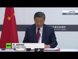 Xi Jinping appelle  Paris  une confrence de paix reconnue par la Russie et lUkraine