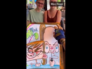 Они отреагировали на карикатуру просто замечательно. (видео)