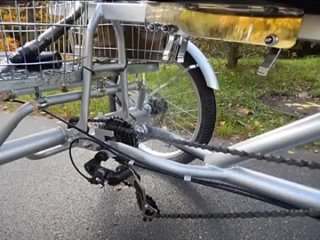 Трехколесный велосипед для пенсионеров