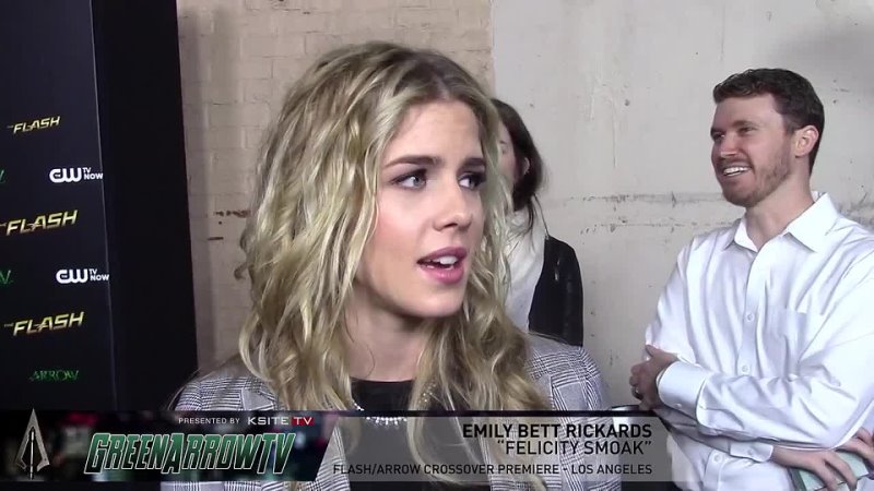 Emily Bett Rickards Flash & Arrow Crossover Interview