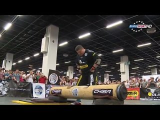 Жидрунас Савицкас. Мировой рекорд 2014. Log Lift 205 кг