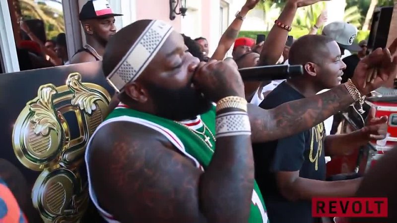 Rick Ross Performs No Games Pool