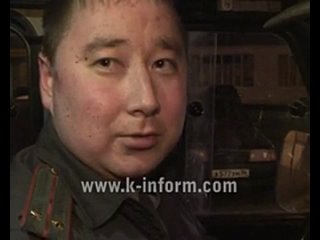 Пьяный азербайджанец угрожает милиции