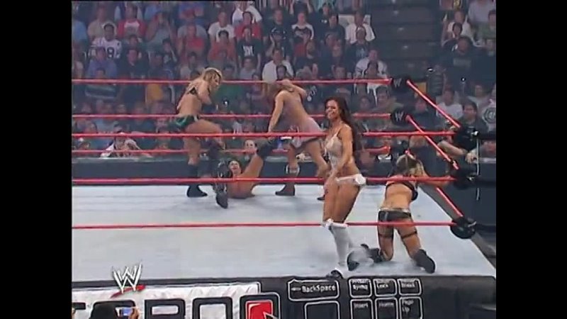 My1 WWE Taboo Tuesday 05 Trish Stratus vs Ashley Massaro vs Mickie James vs Maria vs Candice Michelle vs