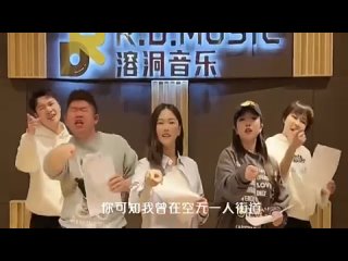 Китайская музыка для танцев_ Побег - Чжан Хехе, видео с певицей