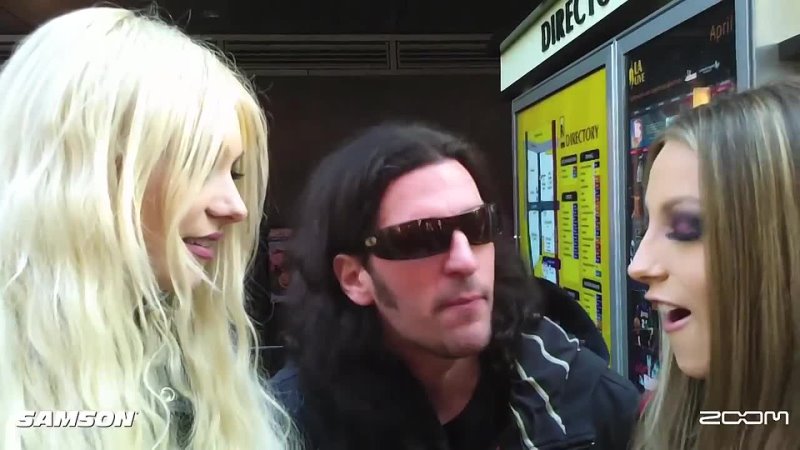 Frank Bello on the Black Carpet at the Revolver Golden Gods with Taylor Momsen and Jenna