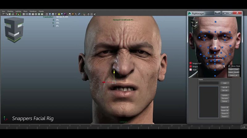 Возможности компьютерной графики 2014 (Snappers Facial Rig for Maya)