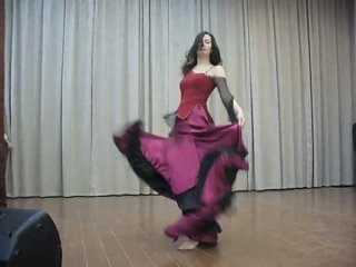 Выступление “Цыганский танец“. Новый год 2014.