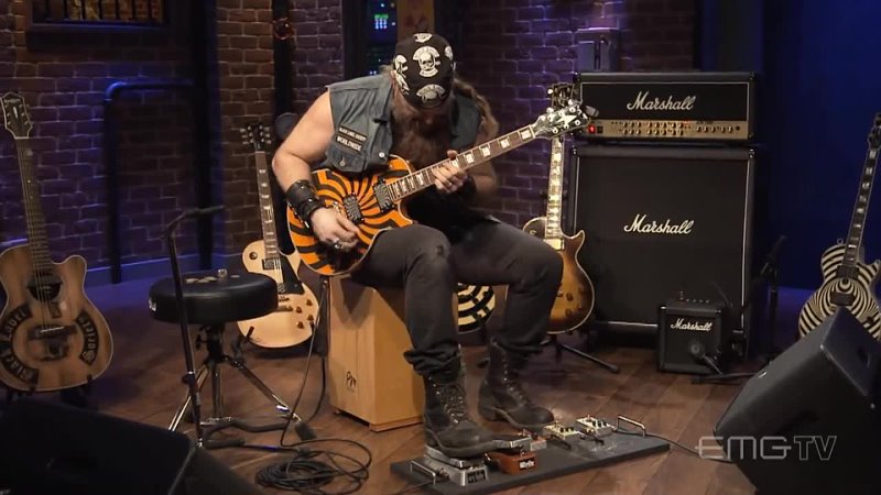 Zakk Wylde rips amazing guitar solo over Andy James track,